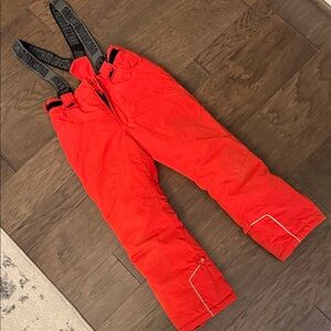 Kids neon orange Snow Pants